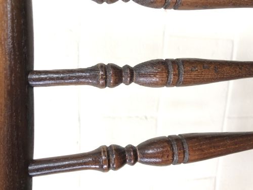 fig 1. Set of Eight Spindle Back Chairs
