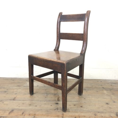 fig 1. Antique Welsh Oak Farmhouse Chair