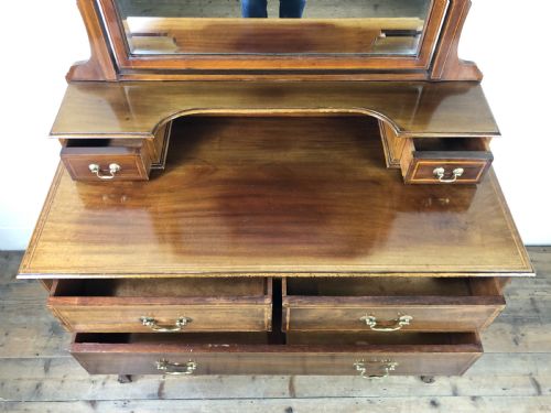 fig 2. Edwardian Inlaid Mahogany Dressing Table