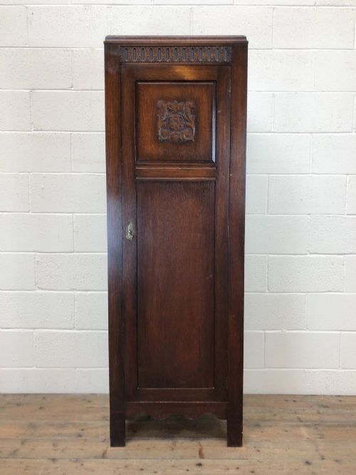 Antique Oak Hall Cupboard