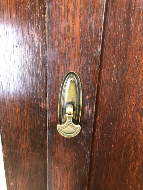 fig 2. Antique Oak Hall Cupboard