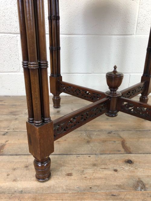fig 2. Antique Walnut Circular Centre Table