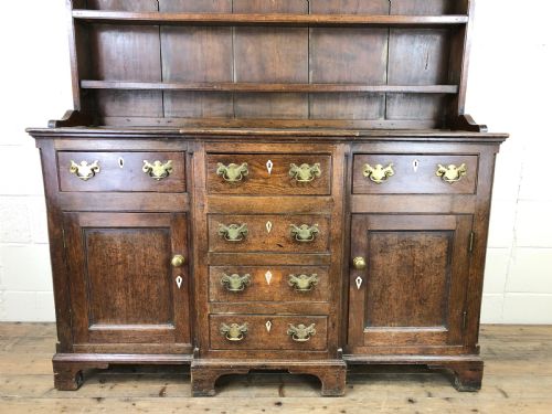 fig 2. Antique 19th Century Oak Kitchen Dresser