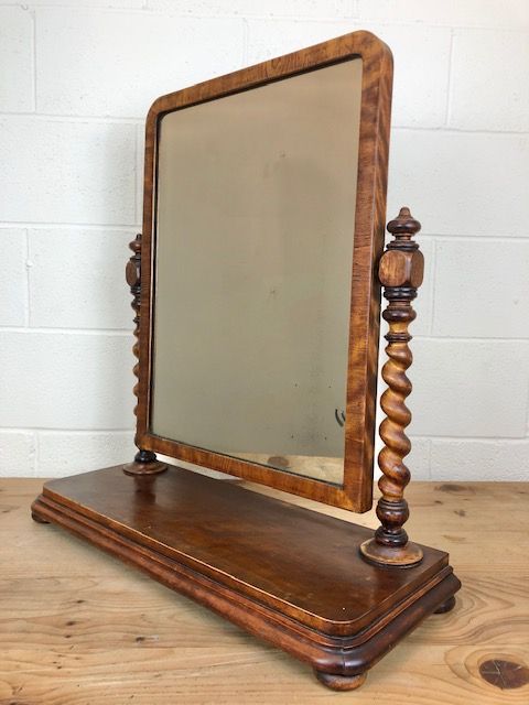 fig 1. Antique Dressing Table Swing Mirror