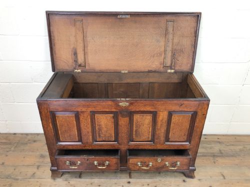 fig 2. Georgian Oak Coffer with Drawers