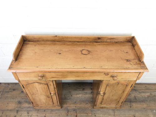 fig 2. Victorian Pine Twin Pedestal Sideboard