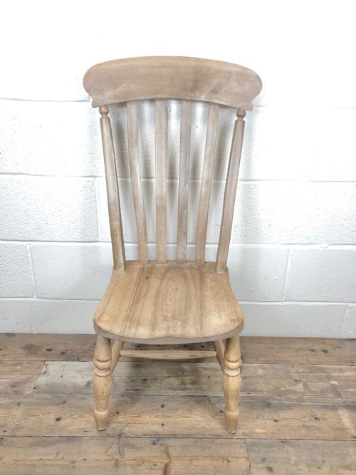 Antique Beech & Elm Low Seat Fireside Chair