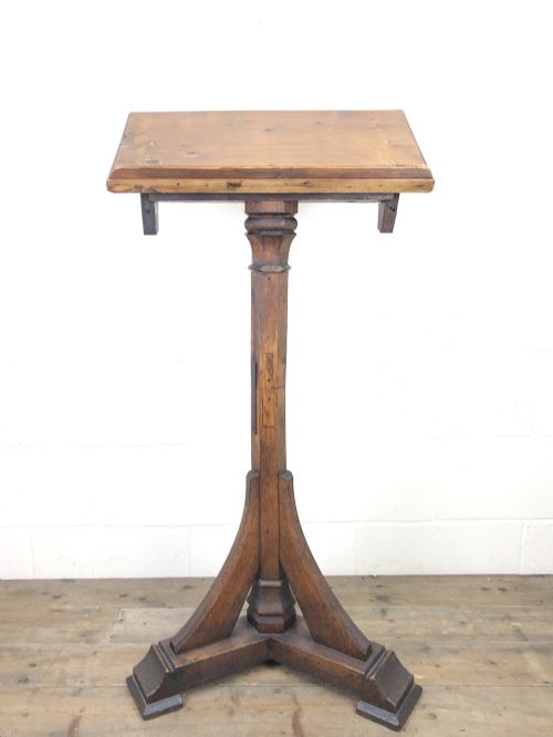 fig 1. Antique Wooden Lectern Book Stand