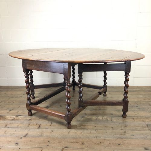 Antique Oak Gate Leg Table