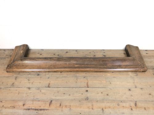 Antique Oak Arts and Crafts Fire Kerb
