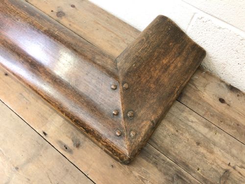 fig 1. Antique Oak Arts and Crafts Fire Kerb