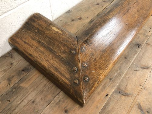 fig 2. Antique Oak Arts and Crafts Fire Kerb