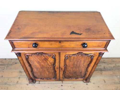 fig 1. Victorian Mahogany Side Cupboard