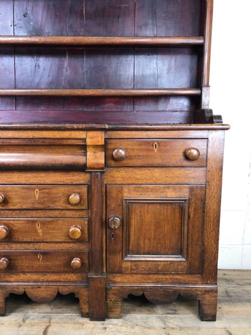 fig 1. Antique 19th Century Oak Dresser