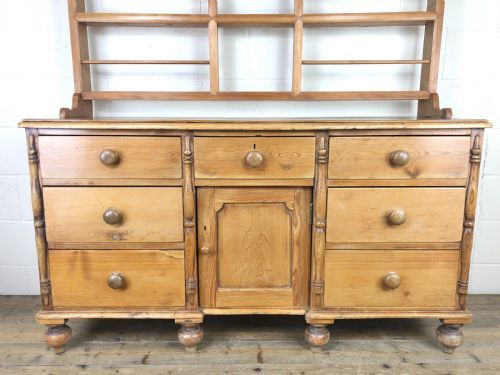 fig 1. Victorian Antique Pine Dresser