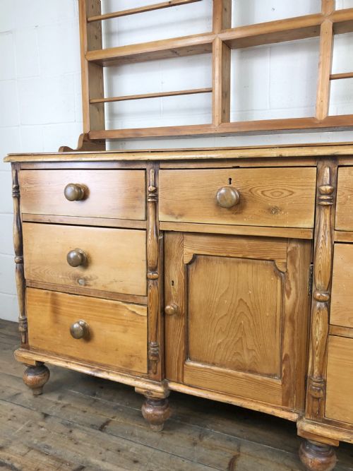 fig 2. Victorian Antique Pine Dresser