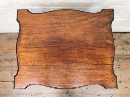 fig 1. Early 20th Century Oak Shaped Occasional Table