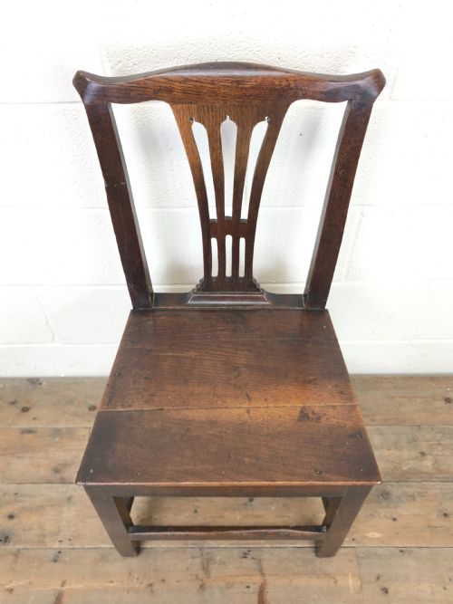 fig 1. Antique Oak Farmhouse Chair