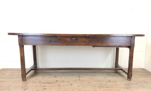 fig 1. Antique Country Farmhouse Table