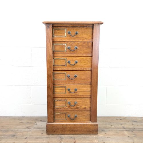 Antique Wellington Chest of Drawers