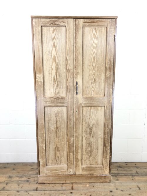 Antique Pine Two Door Cupboard