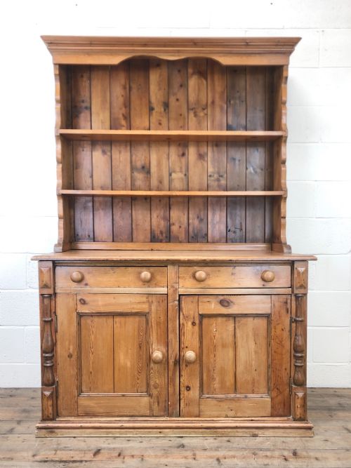 fig 1. Antique Pine Country Style Dresser