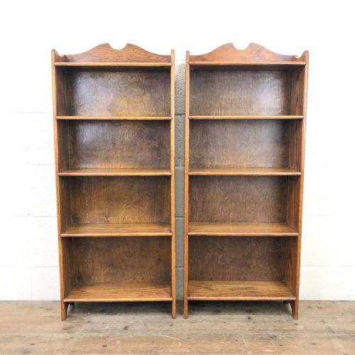 Pair of Early 20th Century Oak Bookcases