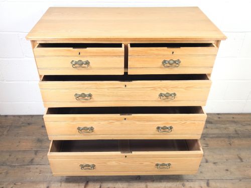 fig 2. Antique Pine Chest of Drawers
