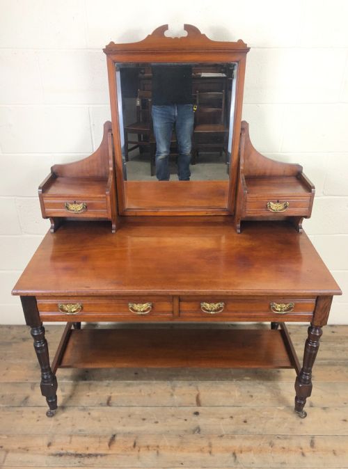 fig 1. Antique Mirror Back Dressing Table