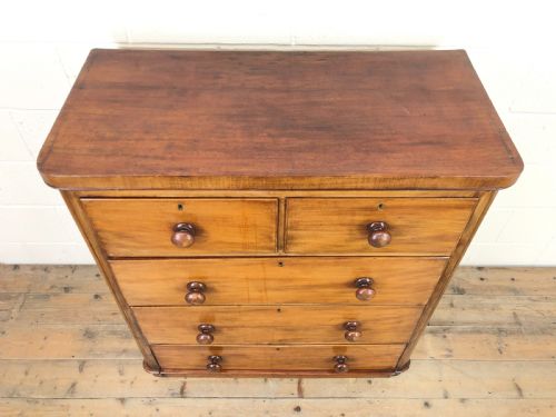 fig 1. Victorian Mahogany Chest of Drawers