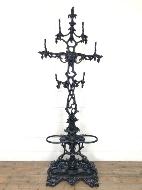Antique Coalbrookdale Hall Stand