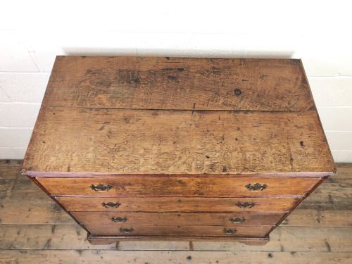 fig 2. Antique Country Oak Chest of Drawers