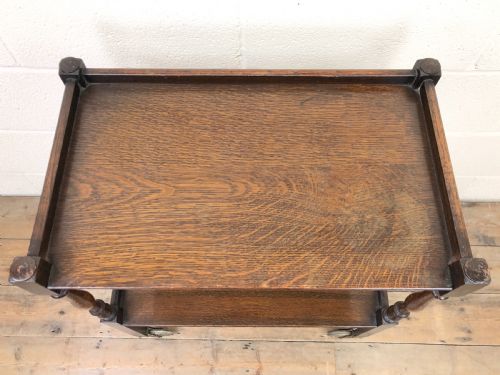 fig 1. Early 20th Century Two Tier Drinks Trolley