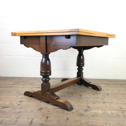 Oak Draw Leaf Pub Style Dining Table