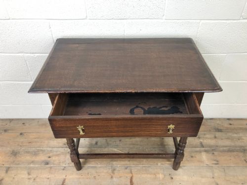 fig 2. Antique Oak Side Table