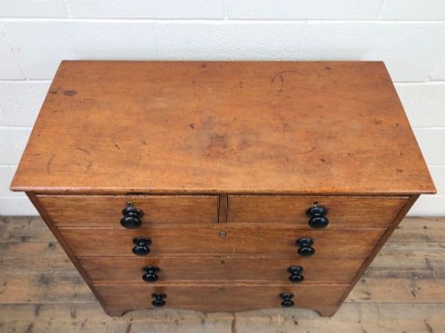 fig 1. Antique Mahogany Chest of Drawers
