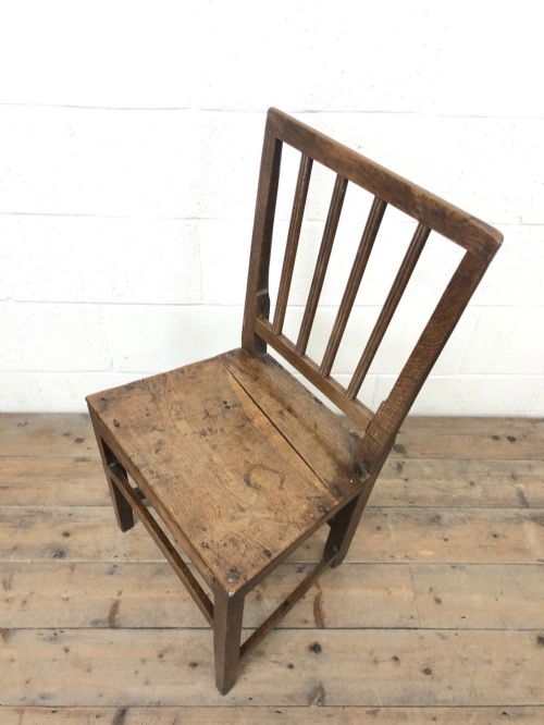 fig 2. Four Similar 19th Century Stick Back Farmhouse Chairs