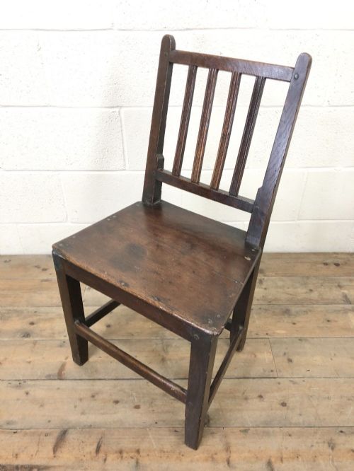 fig 1. Four Similar Welsh Oak Farmhouse Chairs