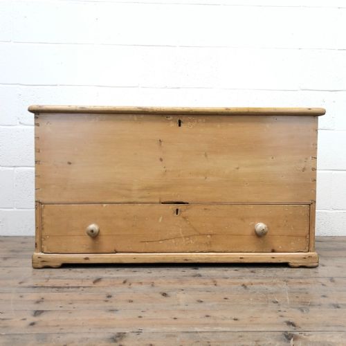 Large 19th Century Pine Chest