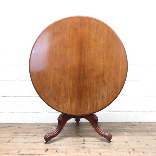 Victorian Mahogany Circular Snap Top Table