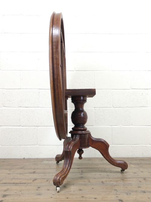 fig 2. Victorian Mahogany Circular Snap Top Table