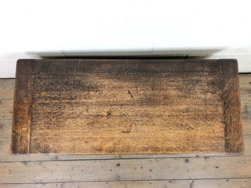 fig 1. Early 20th Century Panelled Oak Coffer