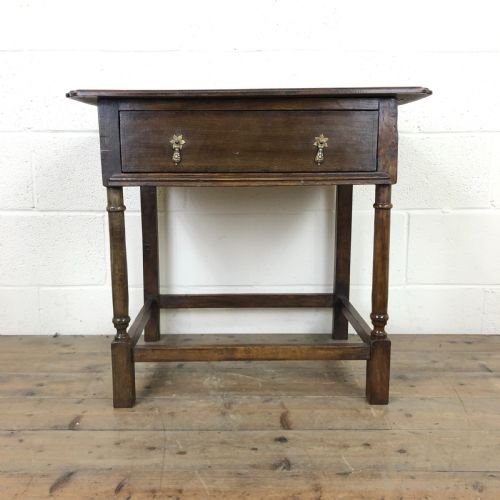 Antique Oak Side Table