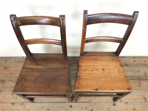 fig 1. Two Antique Welsh Farmhouse Chairs