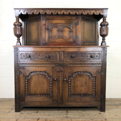 Antique English Oak Cupboard