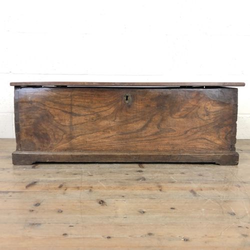 Antique Rustic Elm Trunk