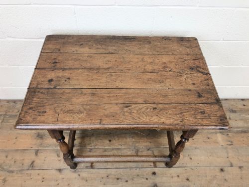 fig 1. Antique Oak Side Table