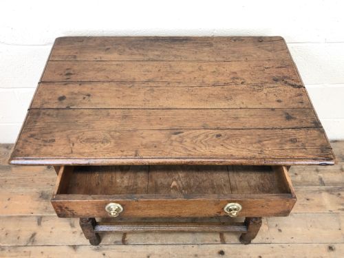 fig 2. Antique Oak Side Table