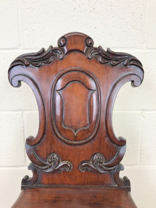 fig 2. 19th Century Mahogany Hall Chair
