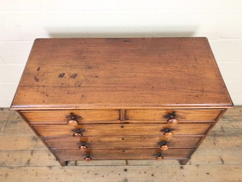fig 1. Antique Mahogany Chest of Drawers